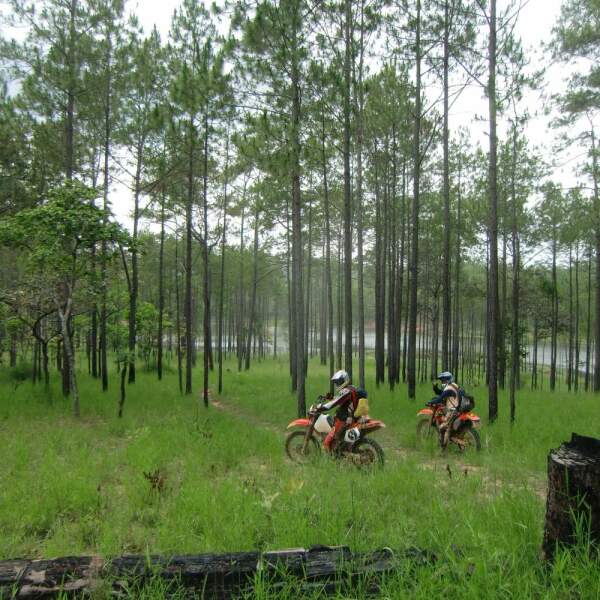 Motorradreisen Kambodscha Off-Road-Strecke kolonial